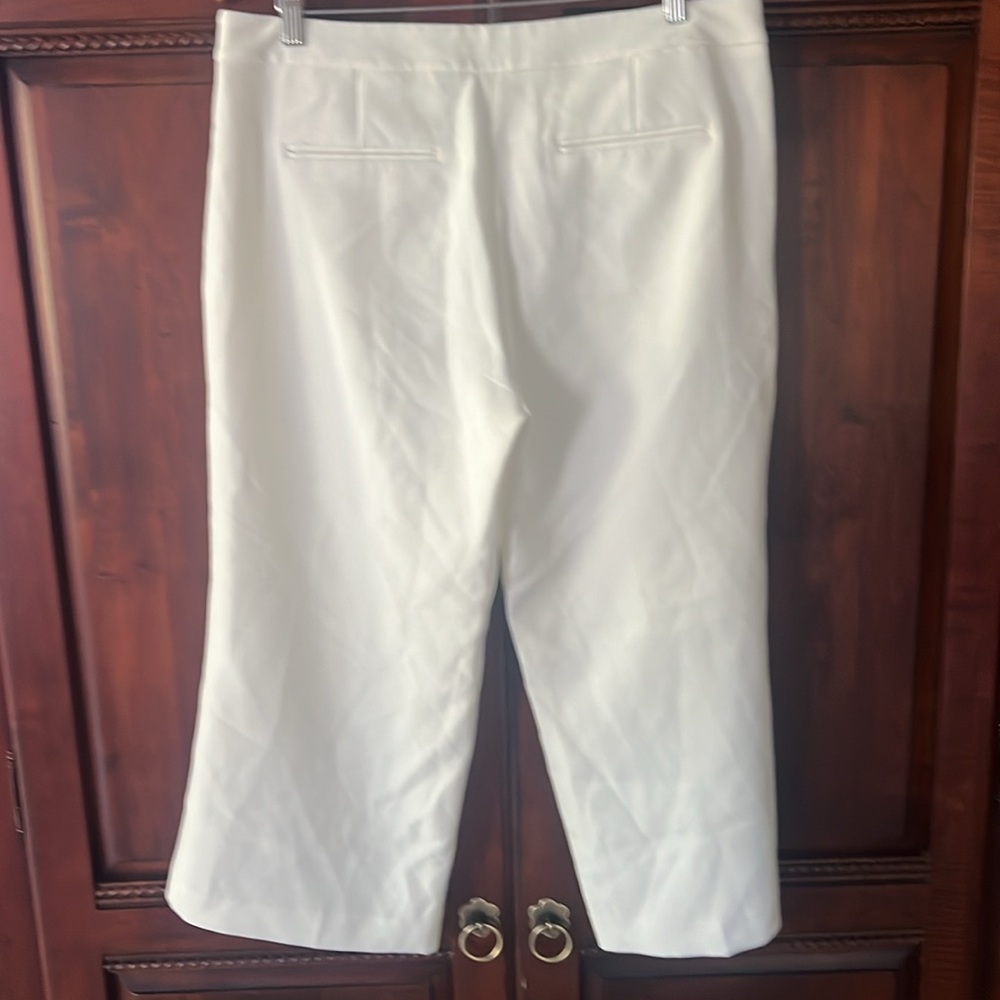 Express Wide Leg Cropped Dress Pants Size 12 - Picture 5 of 11